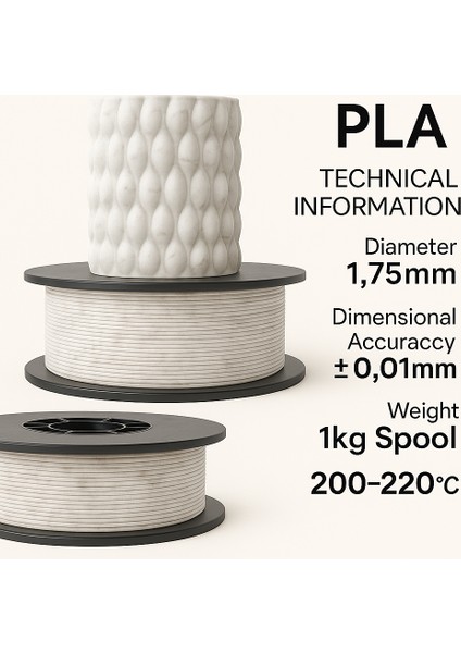 Pla+ Filament 1.75MM 1 kg