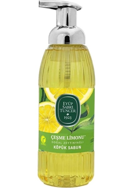 Doğal Zeytinyağlı Köpük Sabun 500 ml Çeşme Limonu