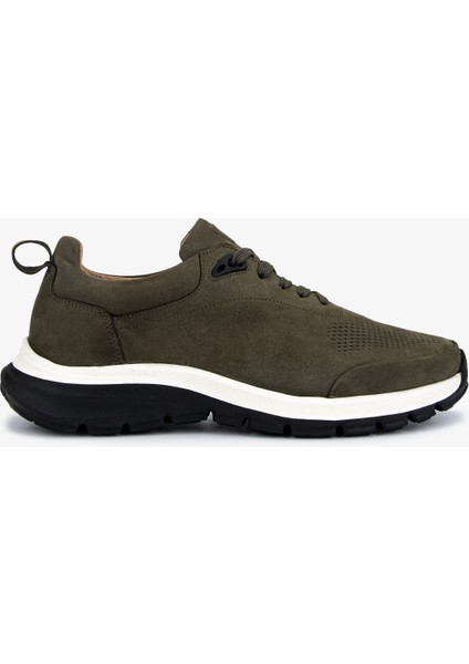Erkek Hakiki Deri Yeşil Sneakers & Spor Ayakkabı 233 5145 Erk Ayk Y25 Hakı Nbk