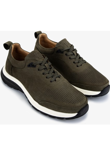 Erkek Hakiki Deri Yeşil Sneakers & Spor Ayakkabı 233 5145 Erk Ayk Y25 Hakı Nbk fiyatları