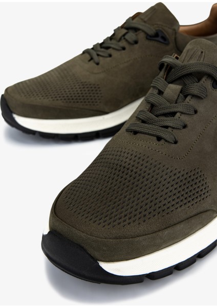 Erkek Hakiki Deri Yeşil Sneakers & Spor Ayakkabı 233 5145 Erk Ayk Y25 Hakı Nbk modelleri
