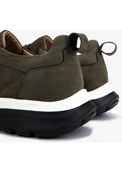 Erkek Hakiki Deri Yeşil Sneakers & Spor Ayakkabı 233 5145 Erk Ayk Y25 Hakı Nbk indirimleri