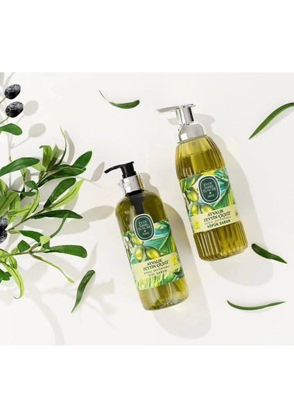 Doğal Zeytinyağlı Köpük Sabun 500 ml Ayvalık Zeytin Çiçeği