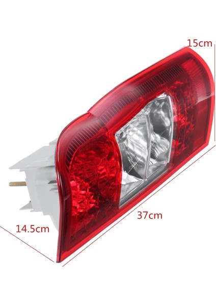 2 Adet Araba Arka Tampon Reflektör Arka Kuyruk Lambası Fren Lambası Ford Transit Için Mk7 2006 - 2014 Panelvan (Yurt Dışından)