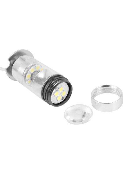 2 Adet 6000K Beyaz LED H3 100W 2323 Araba Sis Ampulü Drl (Yurt Dışından)