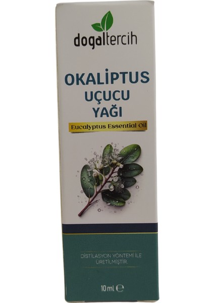 Doğaltercih Okaliptus Yağı 10 ml , Katkısız Seyreltilmemiş %100 Saf ve Doğal Okaliptüs Yağı