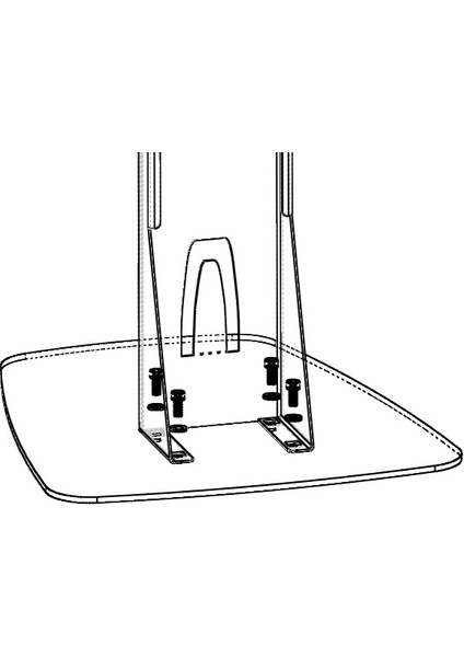 Etepzo Tasarım Tescilli Dikey Şarjlı Süpürge Standı - 1,2 mm Kule + 4 mm Ağır Taban, 6 Başlık Tutucu, Kablo Düzenleyici