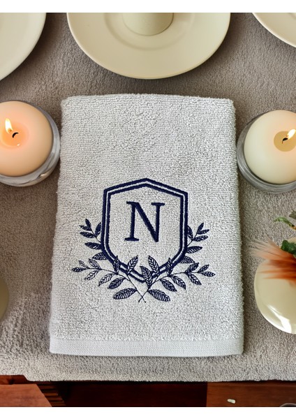 Kişiye Özel Harf Nakışlı Havlu 40X60CM