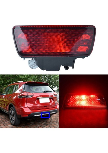 Araba Arka Tampon Sis Lambası Fren Reflektör Işıkları Nissan Juke Rogue Fit Xtrail X-Trail T32 2014-2018 26580-ED50A (Yurt Dışından)
