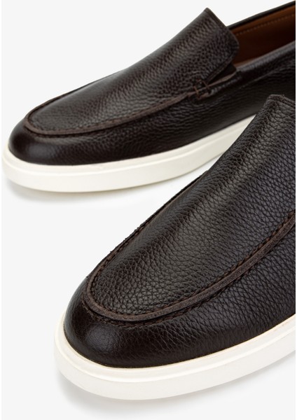 Erkek Hakiki Deri Kahverengi Loafer Ayakkabı 233 5220 Erk Ayk Y25 Kahve Fltr modelleri