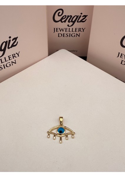 14 Ayar Göz Charm