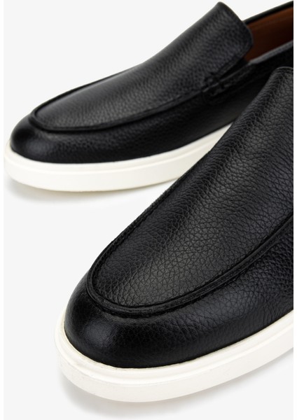 Erkek Hakiki Deri Siyah Floter Loafer Ayakkabı 233 5220 Erk Ayk Y25 Sıyah Fltr modelleri