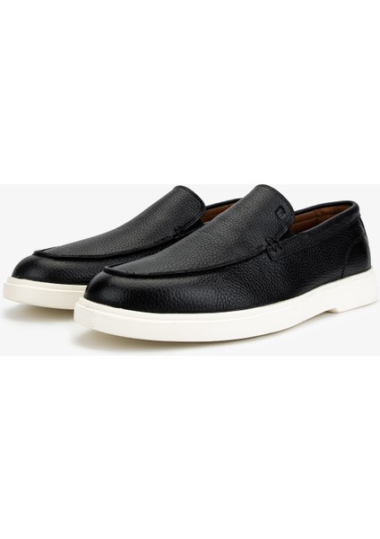 Erkek Hakiki Deri Siyah Floter Loafer Ayakkabı 233 5220 Erk Ayk Y25 Sıyah Fltr fırsatları