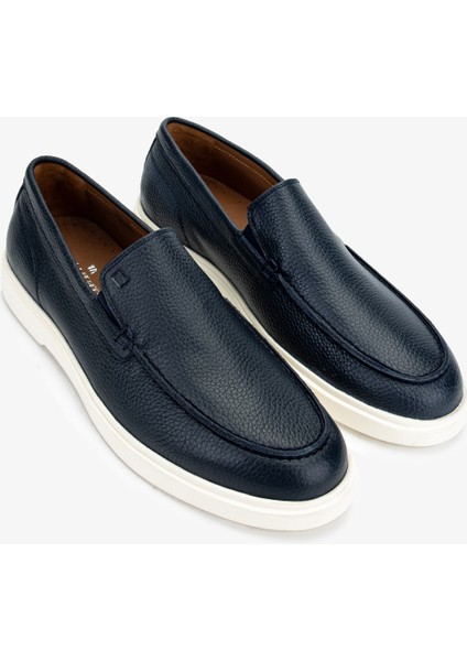 Erkek Hakiki Deri Lacivert Loafer Ayakkabı 233 5220 Erk Ayk Y25 Lacı Fltr fiyatları