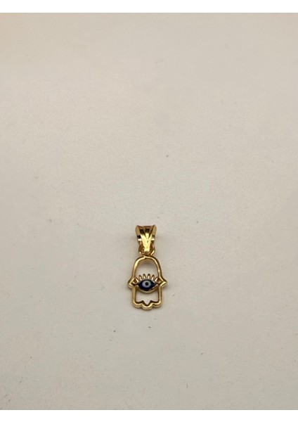 14 Ayar Minimal Altın Gözlü Fatma Ana Eli, Hamse Charm fiyatları