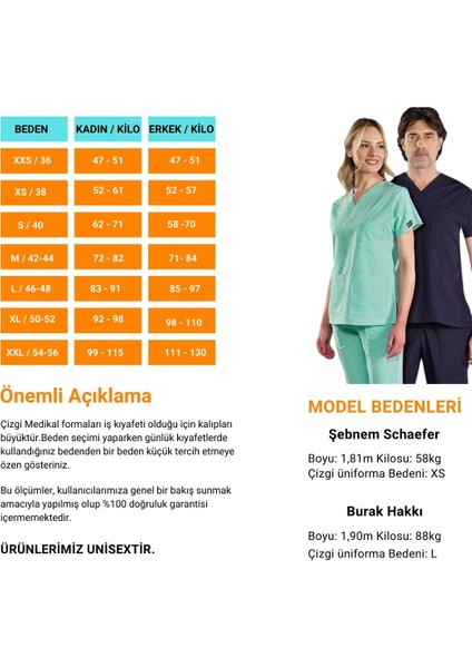 Mürdüm Jogger Scrubs Lüks Likralı Greys Takım