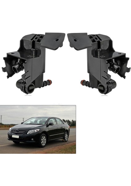Adet Ön Tampon Far Yıkama Memesi Far Temizleme Su Püskürtme Jeti Toyota Corolla E15 06-10 85208-02040 (Yurt Dışından)