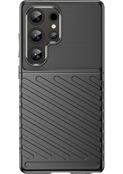 Samsung Galaxy S25 Ultra ile Uyumlu Thunder Serisi Darbeye Dayanıklı Silikon Kılıf -AL3421