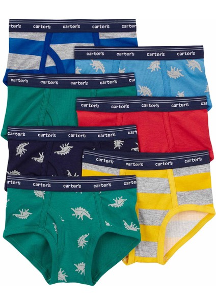 Küçük Erkek Çocuk Çocuk Külot Set 7'li Paket