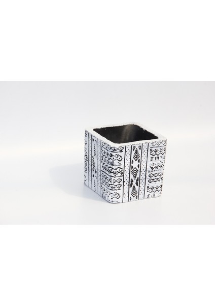 Kaktüs Saksısı - El Yapımı Arkaik Beyaz Renk modelleri