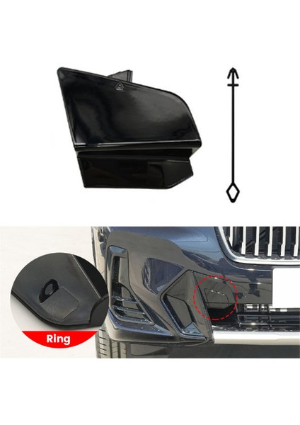 Araba Ön Tampon Çekme Kancası Kapağı Boyalı 51115A477A0 Bmw X3 X4 Ix3 G01 G02 G08 2022-2024 Römork Kapağı (Yurt Dışından)