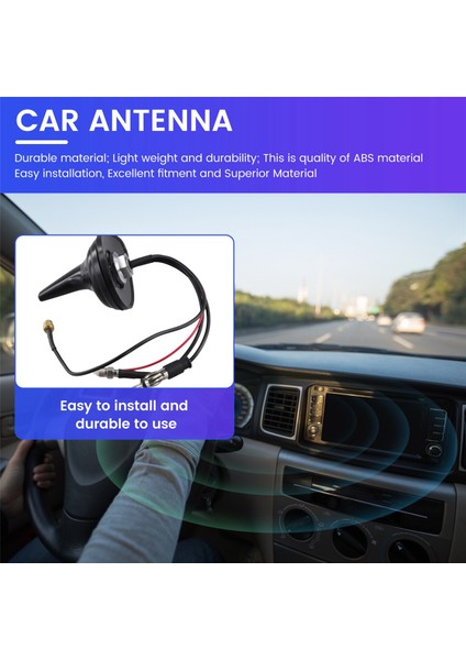 Dab+ Anten Araba Anteni Radyo Fm/am/gsm/gps Kombo 4'ü 1 Arada Dab Anteni (Yurt Dışından)