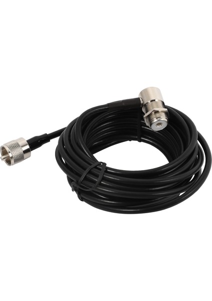 Araba Radyo Mobil Anten Montaj Kablosu Için 16FT RG58 PL259 Uhf - SO239 Konnektörleri (Yurt Dışından)