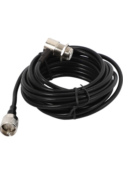 Araba Radyo Mobil Anten Montaj Kablosu Için 16FT RG58 PL259 Uhf - SO239 Konnektörleri (Yurt Dışından)