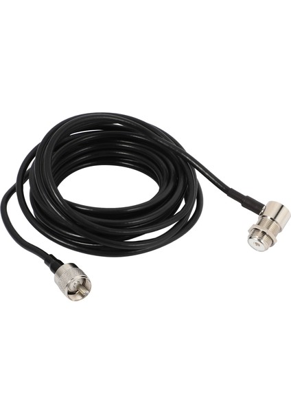 Araba Radyo Mobil Anten Montaj Kablosu Için 16FT RG58 PL259 Uhf - SO239 Konnektörleri (Yurt Dışından)
