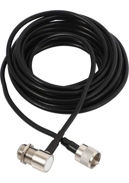 Araba Radyo Mobil Anten Montaj Kablosu Için 16FT RG58 PL259 Uhf - SO239 Konnektörleri (Yurt Dışından)