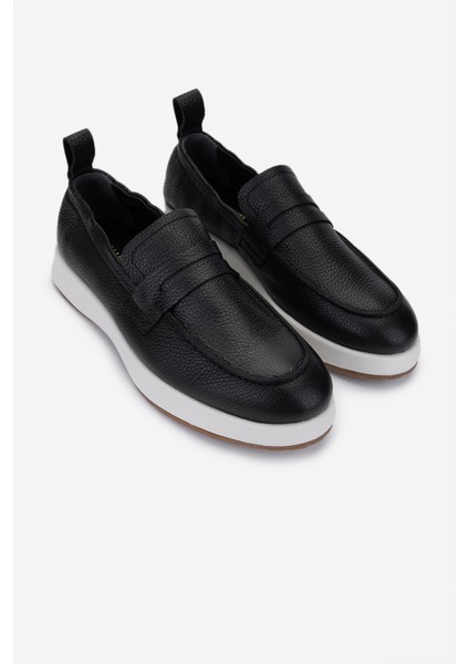 Erkek Hakiki Deri Siyah Floter Loafer Ayakkabı 325 13153 Erk Ayk Y25 Sıyah Fltr fiyatları