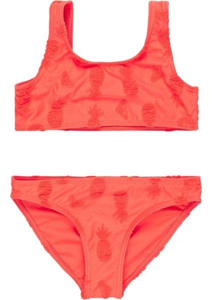 Pineapple Pop Bralette Set Kız Çocuk Mercan Bikini
