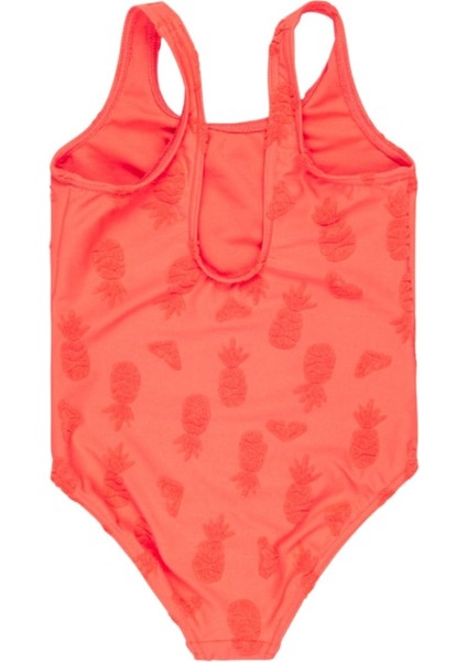Pineapple Pop One Piece Kız Çocuk Mercan Mayo