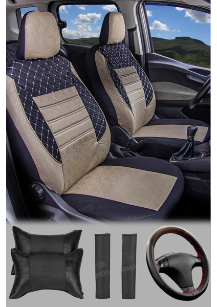 Lada Samara, Vega Uyumlu – Gofraj Desenli Spor Oto Koltuk Kılıfı Seti (Konfor Set Dahil)