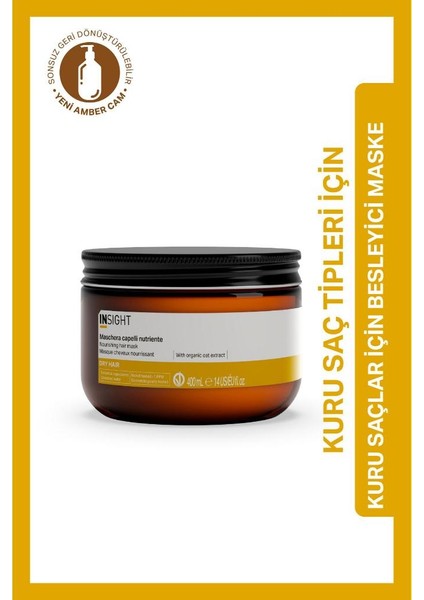 Kuru Saçlara Maske 400 ml