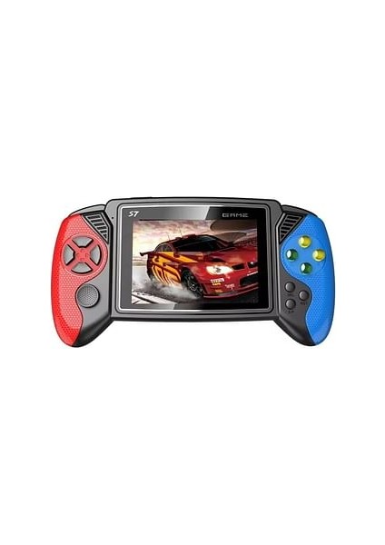 S7 600+ Retro Oyunlu Tv Bağlanabilir Oyun Konsolu 2 Kol Oynanabilir El Atarisi Amoled 4.3 Ekranlı 1020 Mah Batarya ile Oyun Konsolu Atari