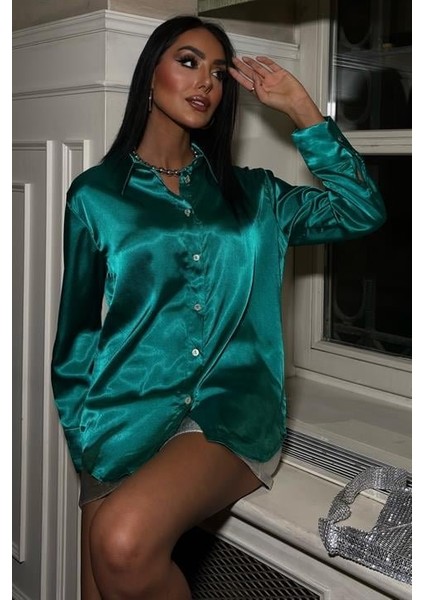 Premium Saten Gömlek 3438