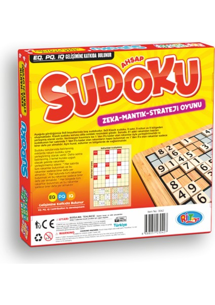 Ahşap Sudoku Oyunu