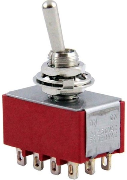 IC-148C On-On Ø6mm 12P Toggle Switch MTS-402