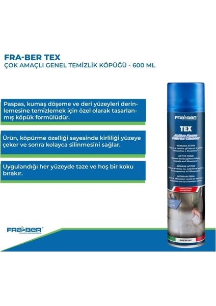 Tex Çok Amaçlı Genel Temizlik Köpüğü - 600 ml fiyatları