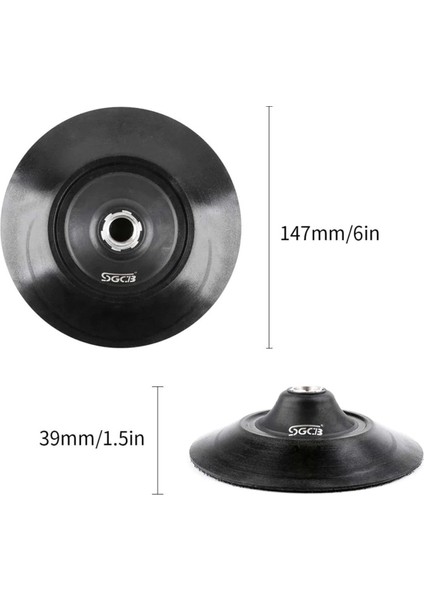 Rotary Esnek Silikon Pad Destek Tabanı 6''/150 mm modelleri