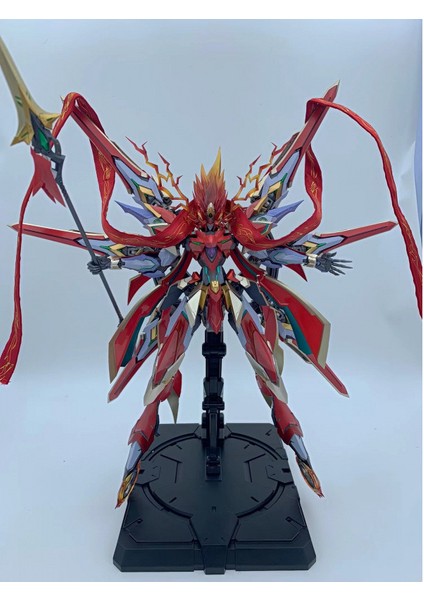 Hareketli Nükleer Gundam Model Mecha Lu Bu Ao Bian Guan Yu Cao Ren Beyaz Kaplan (Yurt Dışından)