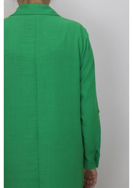 Fistan Store Kadın Mavi Spor Kesim Rahat Kalıp Uzun Kollu Büyük Beden Yazlık Gömlek fırsatları