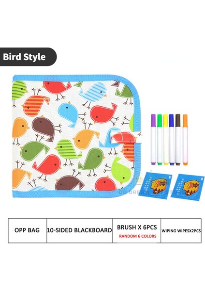 Hengshan Silinebilir Karalama Defteri Yeniden Kullanılabilir Çizim Tahtası Sihirli Kalemle Boyama Oyuncakları Çocuklar Için Montessori Eğitimi (Yurt Dışından)