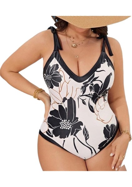 Yaz Mayo Baskısı Büyük Boy Tek Parça Iki Parça Mayo Boyutu: 3xl Göğüs 122CM (Yurt Dışından)
