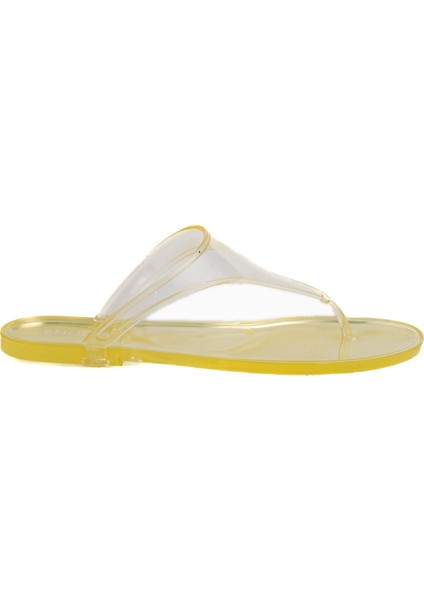 Bal Sarısı Jelly Parmak Arası Sandalet