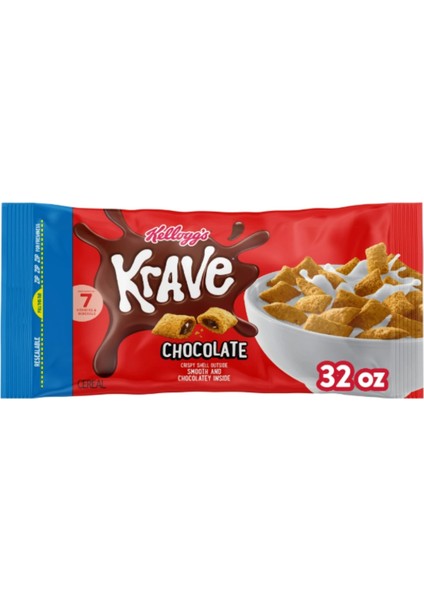 Krave Chocolate Crıspy Shell Outside Smooth And Chocolatey Inside 907 gr