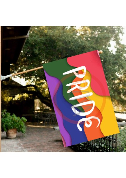 Lgbtq Gökkuşağı Pride Bayrağı Raşel 100X150