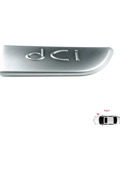 Renault Megane MK2 Scenic MK2 için Sağ Krom DCI Monogram Amblemi Yazısı 8200717150