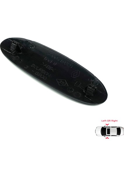 Renault Clio MK2 Kangoo MK1 1997-2009 8200083505 İçin Siyah dCi Sağ veya Sol Kapı Bandı Çıta Yazısı
